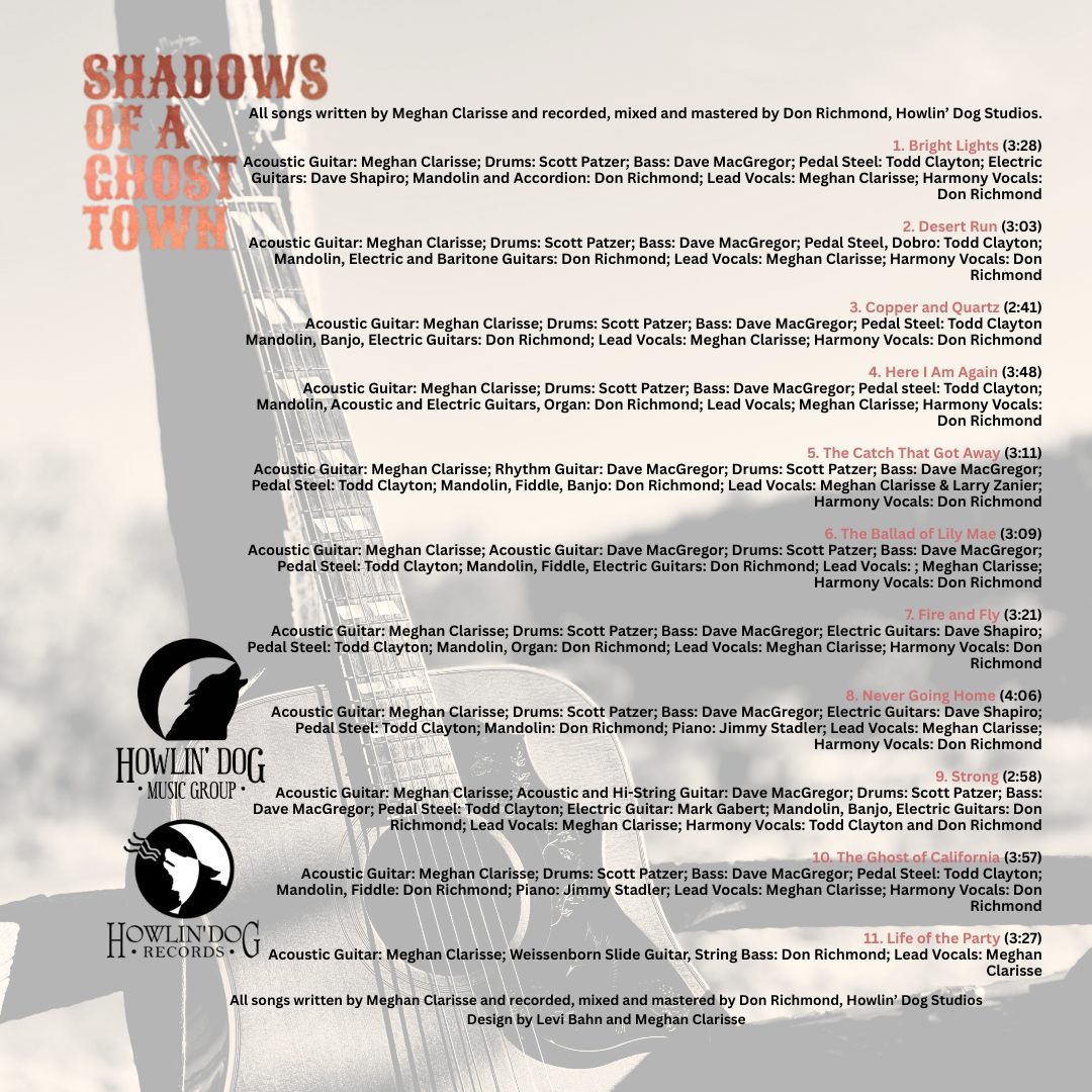 Shadows of a Ghost Town album credits